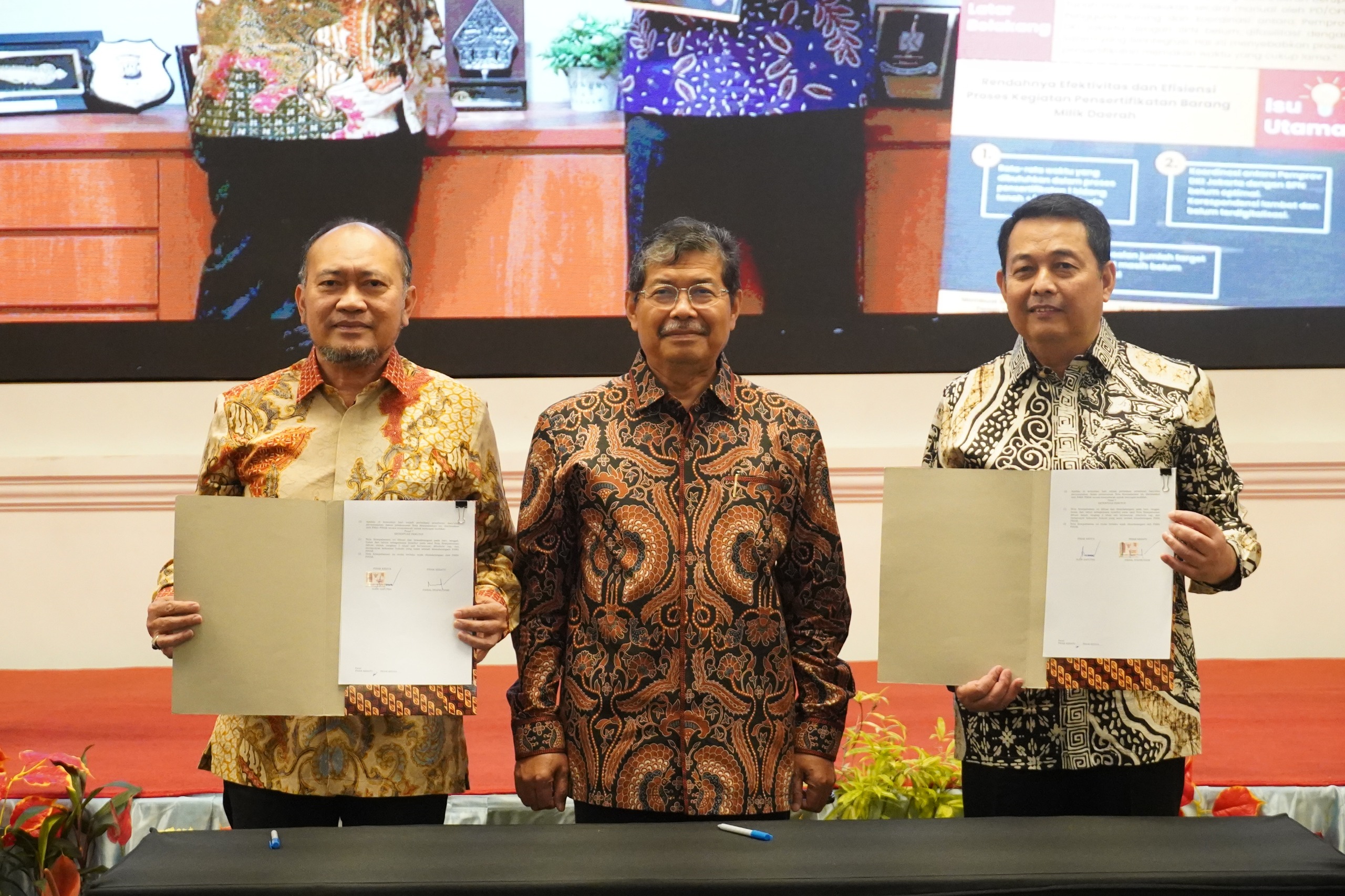 Komisi Pemberantasan Korupsi (KPK) memberikan apresiasi atas kolaborasi antara Kantor Wilayah Badan Pertanahan Nasional (Kanwil BPN) Provinsi DKI Jakarta dan Badan Pengelola Aset Daerah (BPAD) DKI Jakarta dalam mempercepat sertifikasi tanah milik Pemerintah Provinsi.