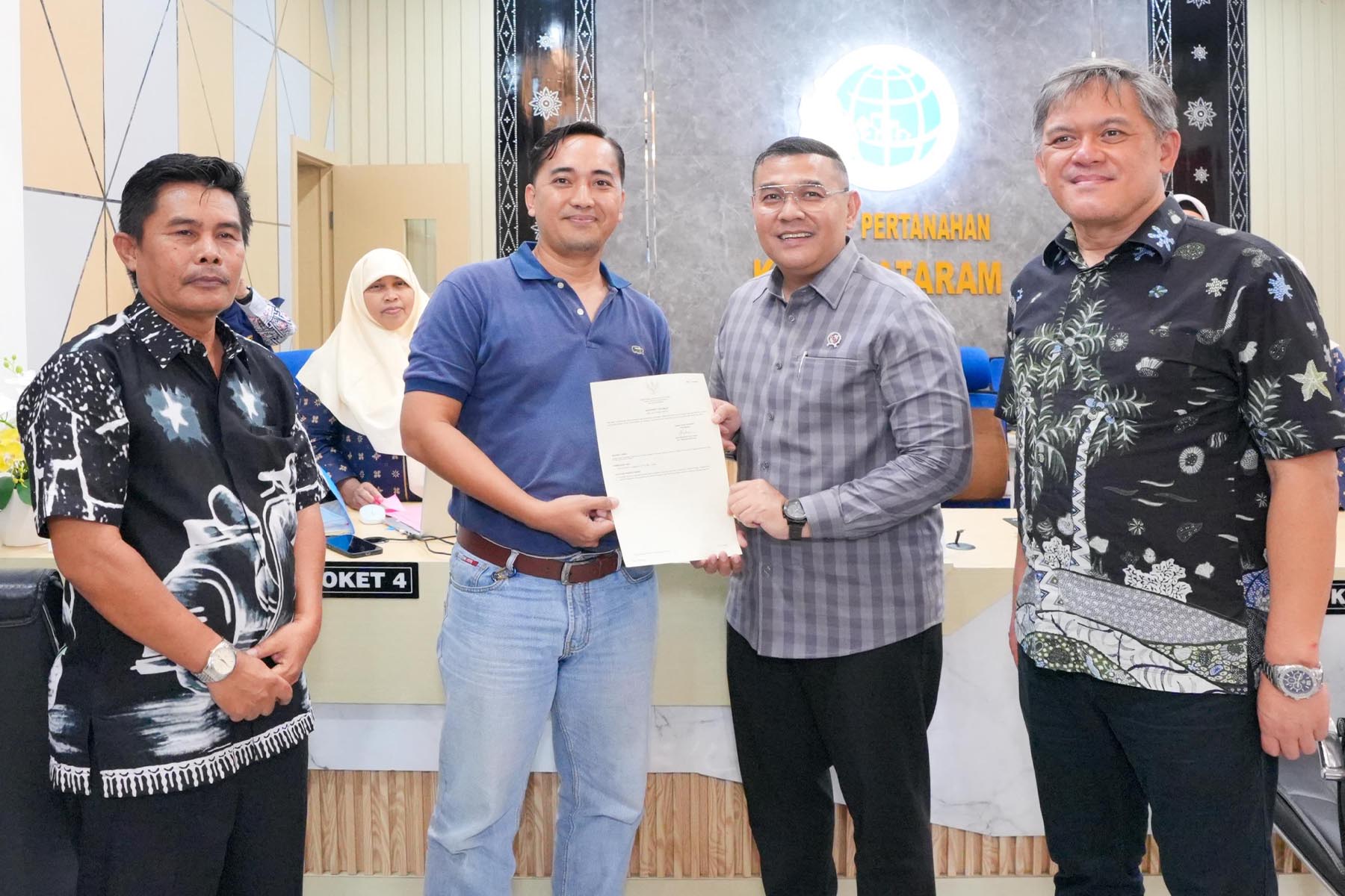 Wamen ATR BPN Ossy Dermawan Titipkan 4 Pesan ke Jajaran Kanwil BPN Provinsi NTB