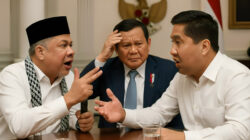 Menteri Perumahan Kian Tersudut 4 Perdebatan antara Menteri Perumahan Maruarar Sirait dan Wamen Fahri Hamzah di tengah Presiden Prabowo. (Ilustrasi)