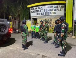 Patroli Kendaraan Maung Koramil 05/Sawangan Dengan BKO Yonif  201