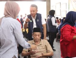 Wujud Kepedulian Sosial, Bapas Jakarta Barat Berbagi Sembako dan Layanan Kesehatan Gratis