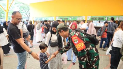 Jaga Kenyamanan Wisatawan, Kodim 0504/Jakarta Selatan Perkuat Pengamanan Ragunan