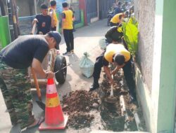 Drainase Baru Dibangun, TMMD Depok Siaga Hadapi Musim Hujan