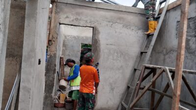 TMMD Ke-127 Kodim 0508/Depok Percepat Rehabilitasi RTLH, Tiga Rumah di Sukamaju Capai Progres Signifikan
