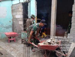 Program RTLH TMMD Ke-127 Kodim 0508/Depok Capai Hampir 50 Persen, Wujud Nyata Kepedulian TNI untuk Warga