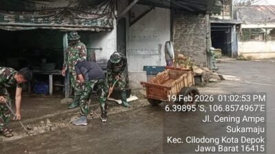 Drainase TMMD Ke-127 Kodim 0508/Depok Capai 40 Persen, Antisipasi Genangan di Sukamaju