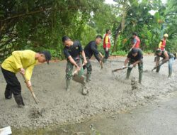 TMMD Ke-127 Depok H+11, Pengerasan Jalan GDC Gardenia Capai 57 Persen
