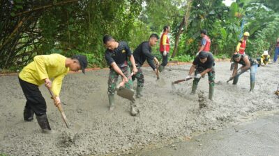 TMMD Ke-127 Depok H+11, Pengerasan Jalan GDC Gardenia Capai 57 Persen
