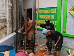 H+14 TMMD Depok, Sumur Bor Mushallah Baitul Hikmah Hampir Rampung