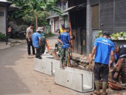 Infrastruktur Dasar Diperbaiki, Drainase TMMD Depok Hampir Rampung