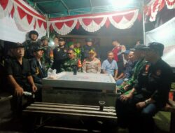 Koramil 01/Panmas Intensifkan Patroli Maung, Objek Vital Dipastikan Aman