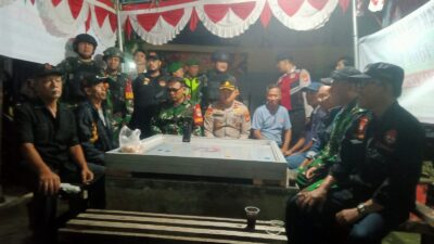 Koramil 01/Panmas Intensifkan Patroli Maung, Objek Vital Dipastikan Aman
