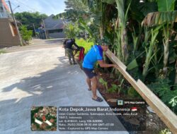 Cuaca Cerah Dukung Percepatan Pembangunan Jalan TMMD Depok