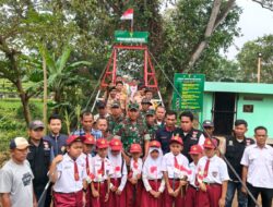 Launching Jembatan Gantung Manggala “Garuda”, Bukti Nyata Kemanunggalan TNI dan Rakyat