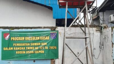 TMMD ke-127 Rampungkan Pembuatan Sumur Bor, Air Bersih Kini Lebih Mudah Diakses Warga
