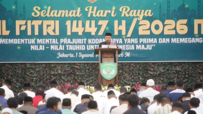 Kodam Jaya Gelar Salat Idul Fitri 1447 H di Lapangan Jayakarta