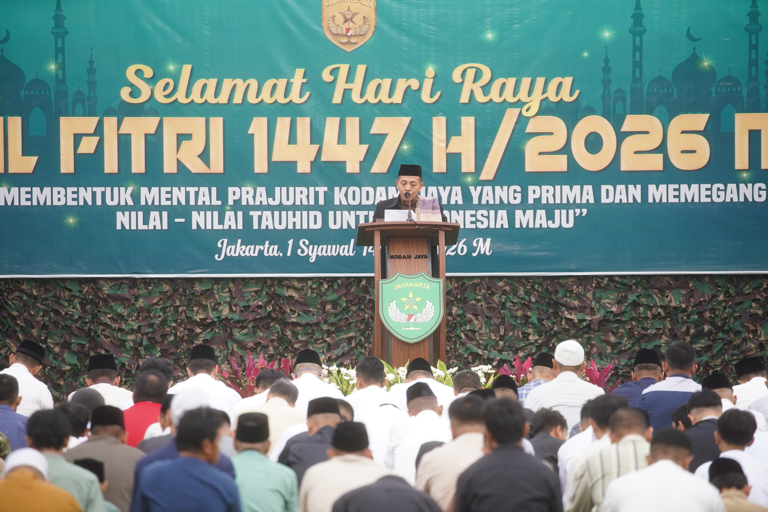 Kodam Jaya Gelar Salat Idul Fitri 1447 H di Lapangan Jayakarta