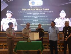 BPN dan Kejati Sumsel Amankan Aset Negara lewat PKS