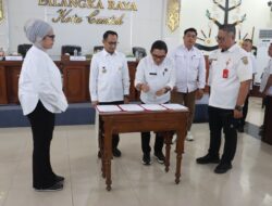 Kantor Pertanahan Kota Palangka Raya Serahkan Aset Pemda, Dorong Tata Kelola Tertib
