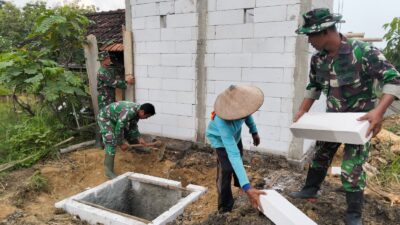 TMMD Reguler ke-128, Dandim Pati: Fasilitas MCK Wujudkan Lingkungan Sehat di Desa Godo