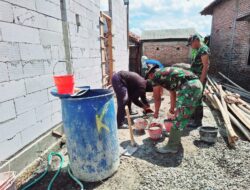TMMD Kodim Pati Bangun RTLH di Desa Godo, TNI dan Warga Kompak Gotong Royong