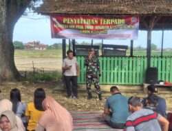 Petani Antusias Ikuti Penyuluhan TMMD, Fokus Tingkatkan Produktivitas