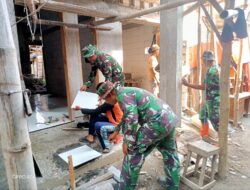 Kejar Target, Satgas TMMD Ke-128 Kodim 0718/Pati Percepat RTLH Milik Syahroni