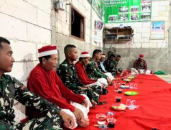 Danton Satgas TMMD Reguler ke-128 Hadiri Pengajian Jamaah Thoriqoh di Desa Godo