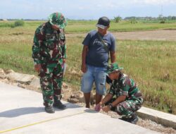 Wadan Satgas TMMD Reguler ke-128 Cek Pekerjaan Betonisasi, Pastikan Kualitas dan Progres Sesuai Target