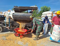 Satgas TMMD Bantu Penggilingan Jagung, Wujud Nyata Kepedulian di Desa Godo