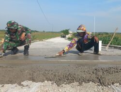 Betonisasi Jalan TMMD 128 Capai 66,31 Persen, Akses Warga Desa Godo Kian Membaik