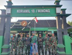 Gowes Pagi Dansatgas TMMD, Susuri Koramil Hingga Tinjau Pembangunan Tugu Prasasti Desa Godo