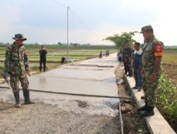 Sinergi TNI-Rakyat di TMMD Pati: Letkol Arm Timotius Yogi Tinjau Proyek Jalan Desa