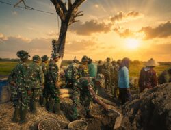 Sentuhan Humanis TMMD, TNI dan Warga Bangun Harapan Baru di Tengah Persawahan Pati