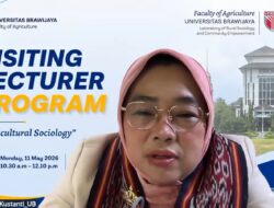 Visiting Lecturer Program Bahas Dampak Perubahan Sosial terhadap Pertanian Modern