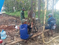 Sumur Bor TMMD di Desa Godo Rampung, Petani Kini Tak Lagi Khawatir Kekurangan Air