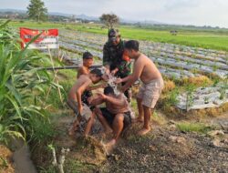 Keceriaan Anak-Anak Desa Godo Nikmati Air Sumur Bor Program TMMD