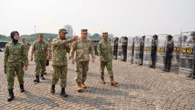 Kodam Jaya Perlihatkan Kesiapan PHH kepada Delegasi Hawaii National Guard