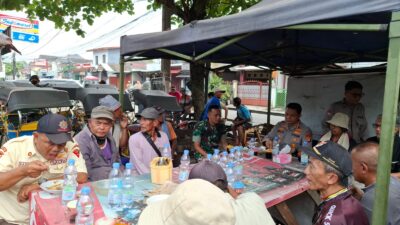 Jaga Depok On The Spot, Dandim dan Kapolres Sapa Warga hingga Tukang Becak