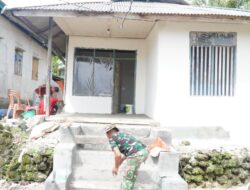 Renovasi RTLH Bapak Hardi di Desa Pulau Dua Masuki Tahap Pengecoran Lantai dan Tangga