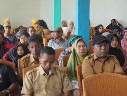 Ibu-Ibu dan Bapak-Bapak Desa Polewali Antusias Ikuti Penyuluhan Kesehatan dan Pencegahan Stunting
