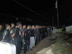 Dan SSK TMMD Pimpin Apel Malam, Pastikan Kesiapan dan Kondisi Personel Satgas