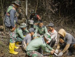 Kolaborasi Masyarakat dan Satgas TMMD Percepat Pembangunan Manunggal Air Bersih