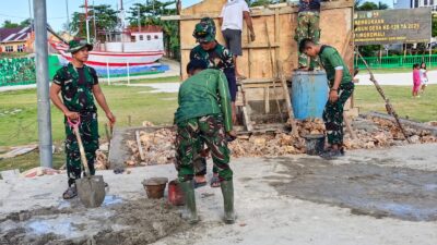 Masyarakat Kompak Dukung Pelaksanaan TMMD Ke-129 di Wilayah Desa Mereka