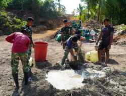 Satgas TMMD Perbaiki Fasilitas Umum Rusak di Kepulauan Umbele