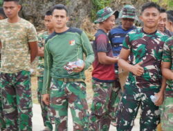 Jaga Stamina Personel, Satgas TMMD Ke-129 Bagikan Minuman dan Susu