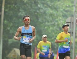 Konsisten dan Tangguh, Pratu Mahfud Baini Batalyon Arhanud 10/ABC Raih Juara 3 BTN UI Green Marathon 2026