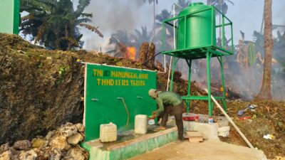 Manunggal Air Bersih TMMD ke-129 di Desa Polewali Memasuki Tahap Finishing