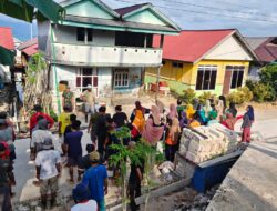 Warga Desa Polewali Kompak Laksanakan Kerja Bakti di Masjid, Diawali Apel Bersama