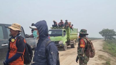Tim Gabungan Cek Lahan Rawan di Rantau Bayur 8 Kantah Banyuasin